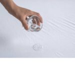 ÍsBú Vatnþétt teyjulök - 100% bómull + PU himna - Vatnsþéttar dýnuhlífar