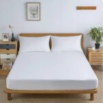 ÍsBú Vatnþétt teyjulök - 100% bómull + PU himna - Vatnsþéttar dýnuhlífar